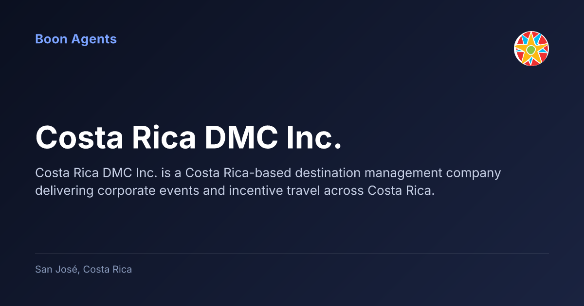 Costa Rica DMC Inc. — company overview