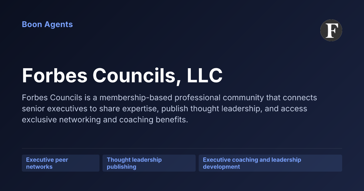 Forbes Councils, LLC — company overview