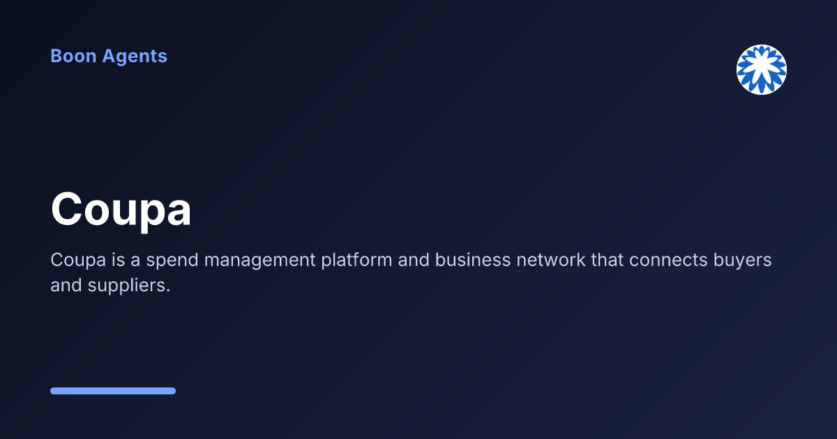 Coupa — company overview