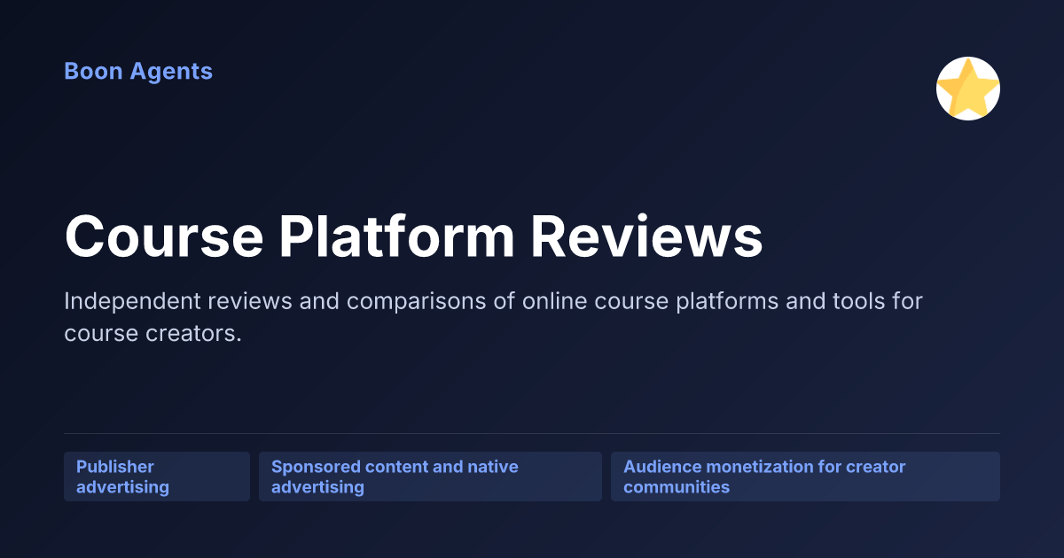 Course Platform Reviews — company overview