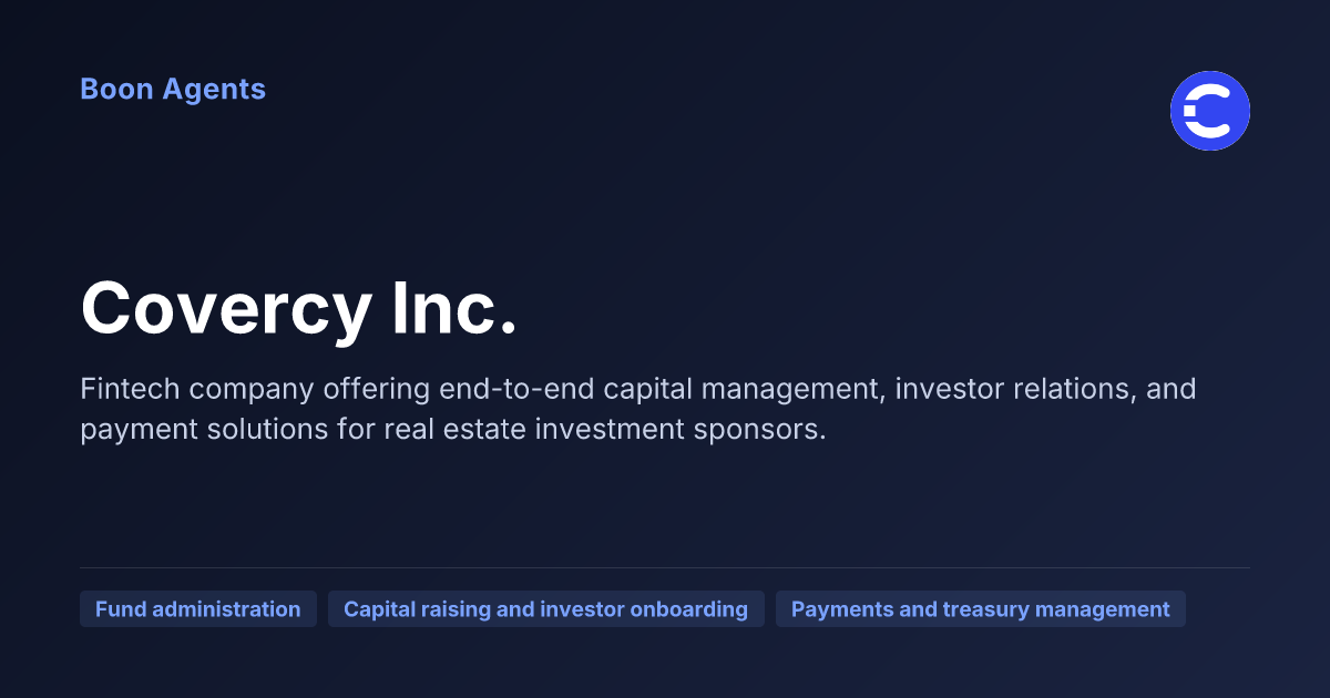 Covercy Inc. — company overview