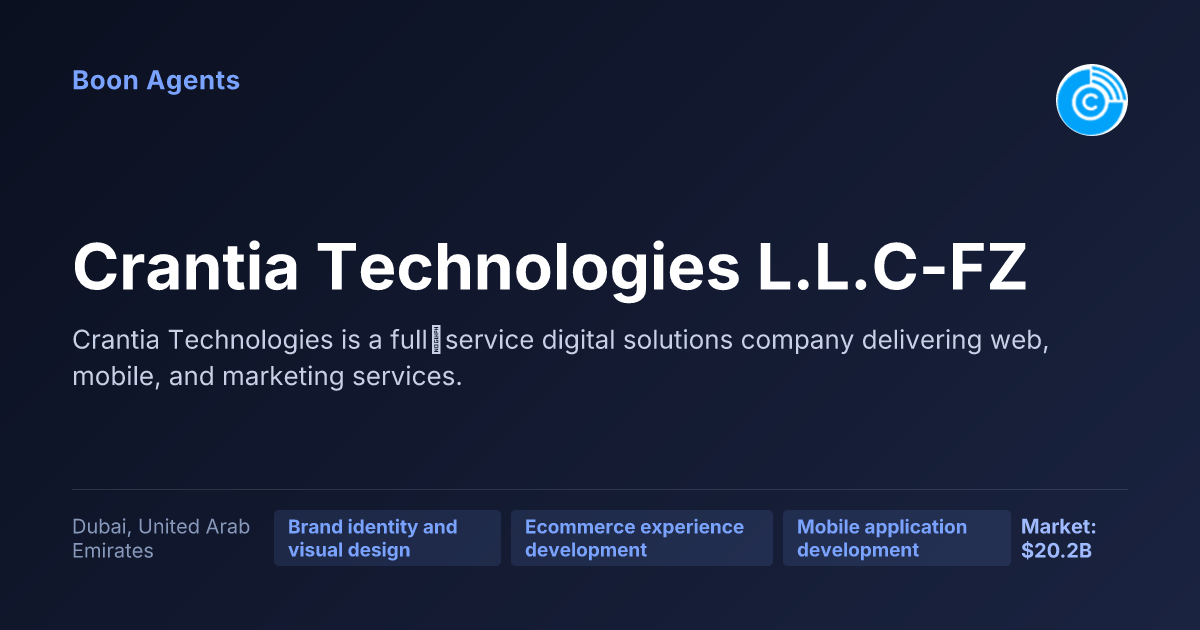 Crantia Technologies L.L.C-FZ — company overview