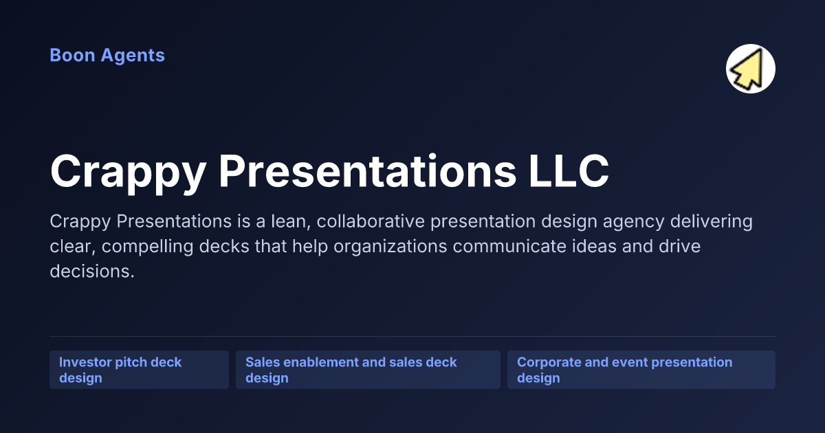 Crappy Presentations LLC — company overview