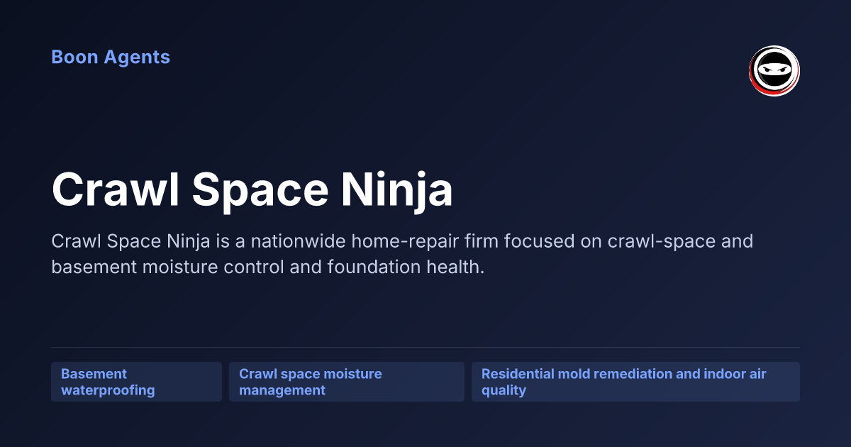 Crawl Space Ninja — company overview