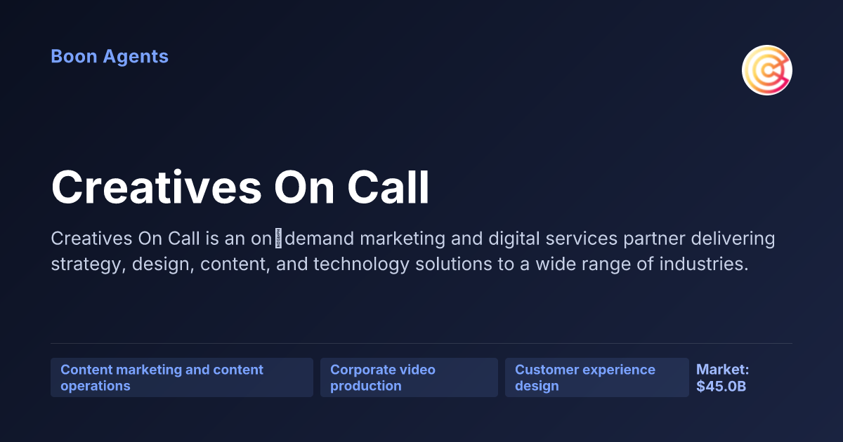 Creatives On Call — company overview