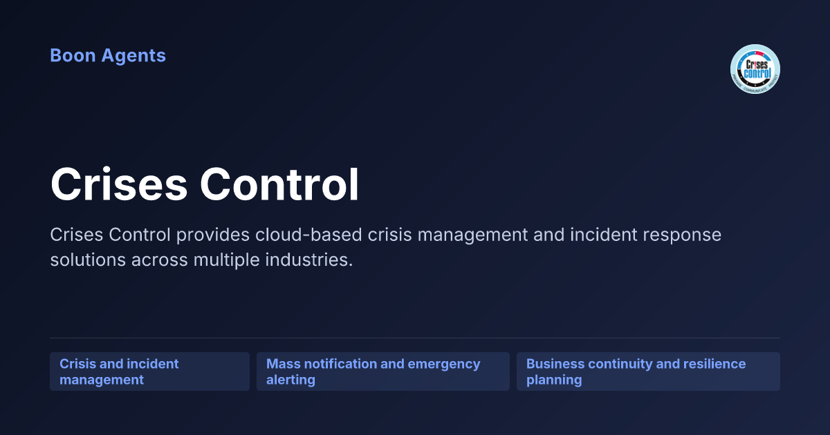 Crises Control — company overview