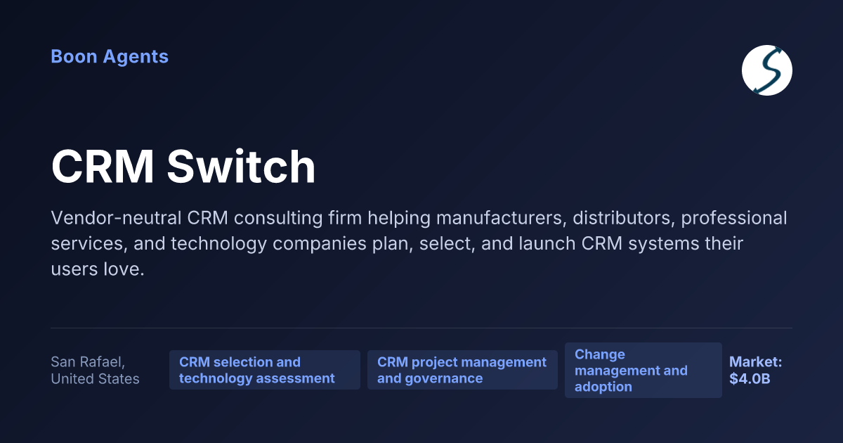 CRM Switch — company overview