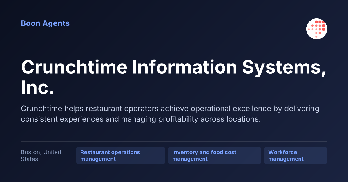 Crunchtime Information Systems, Inc. — company overview