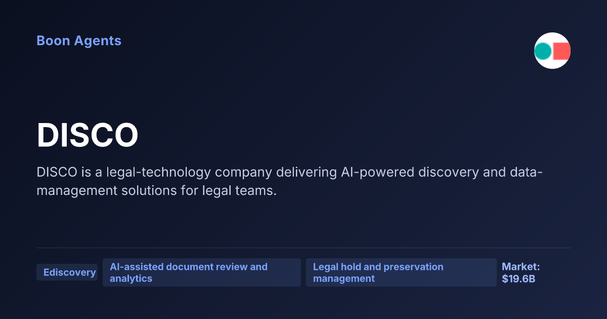 DISCO — company overview