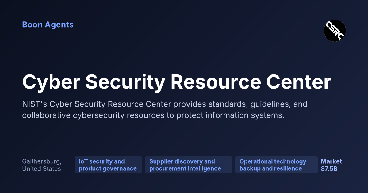 Cyber Security Resource Center — company overview