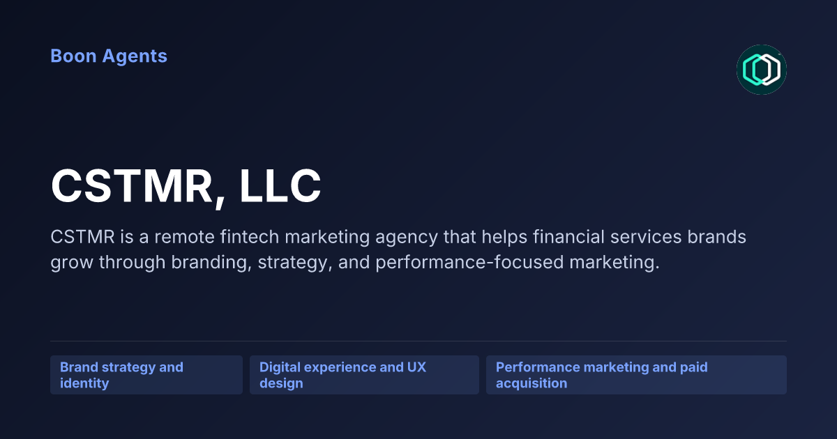 CSTMR, LLC — company overview