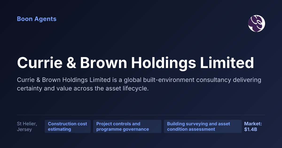 Currie & Brown Holdings Limited — company overview