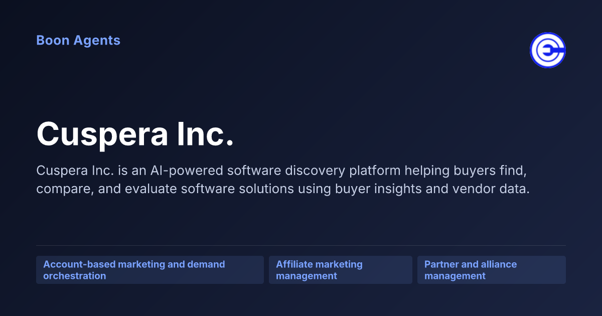 Cuspera Inc. — company overview