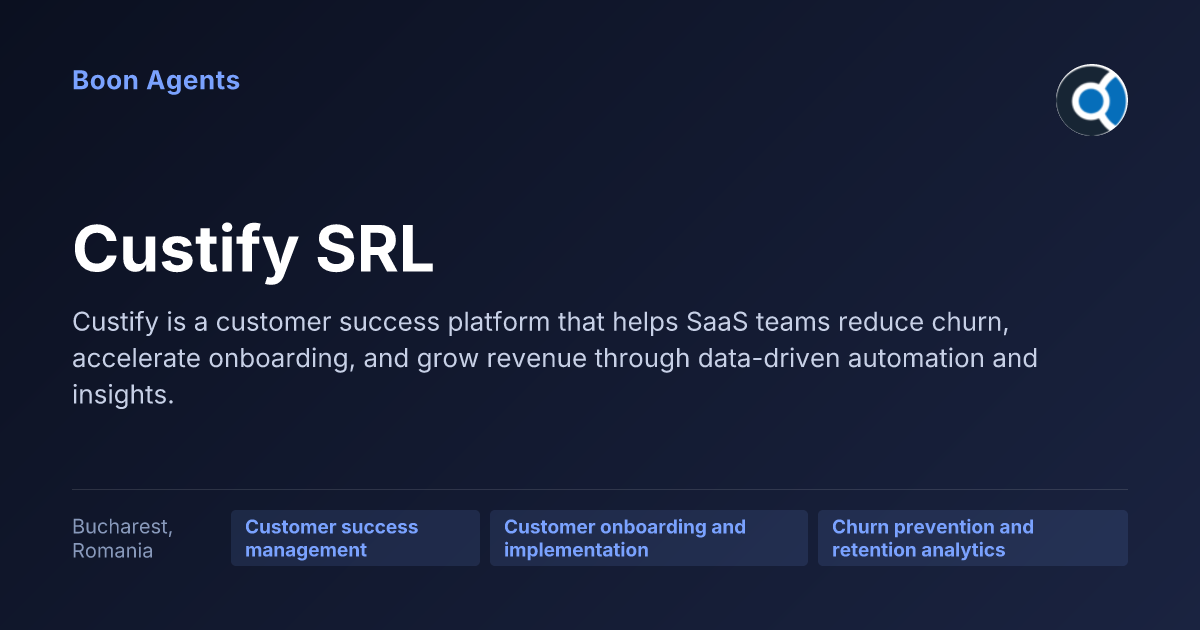 Custify SRL — company overview