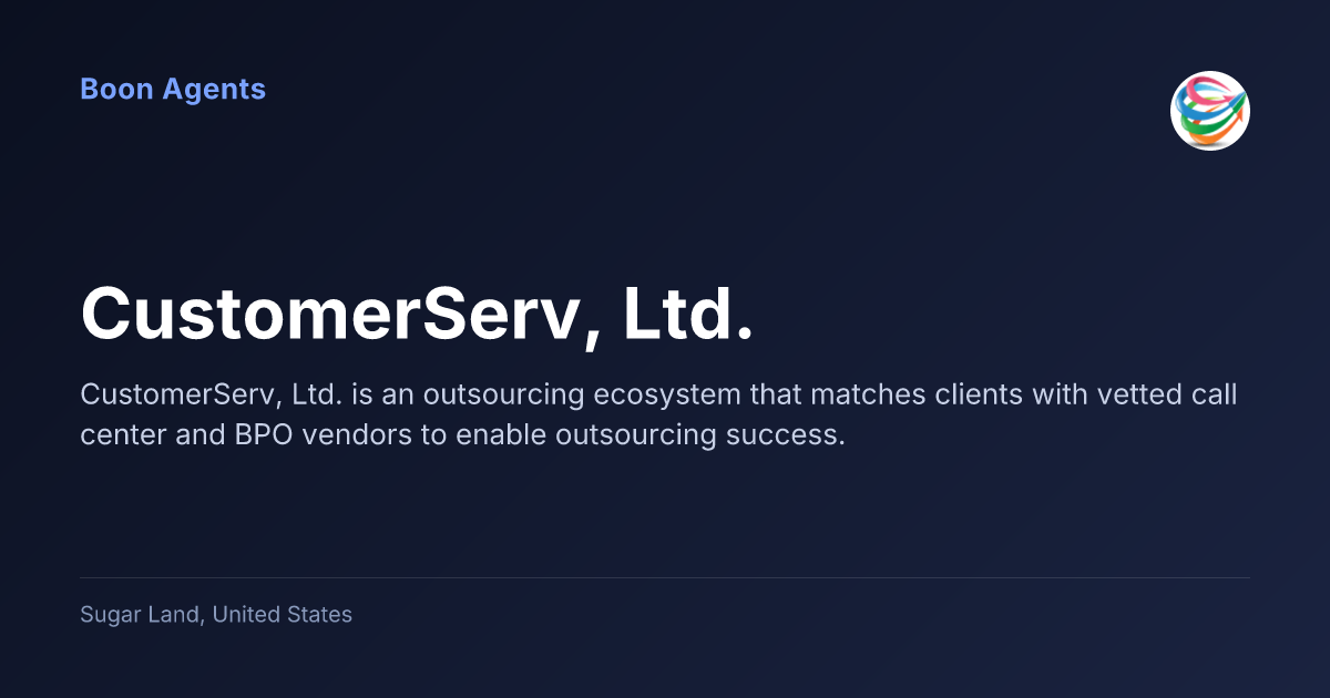 CustomerServ, Ltd. — company overview