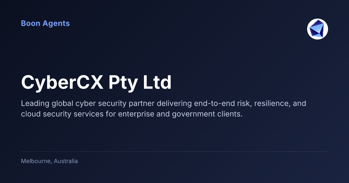 CyberCX Pty Ltd — company overview