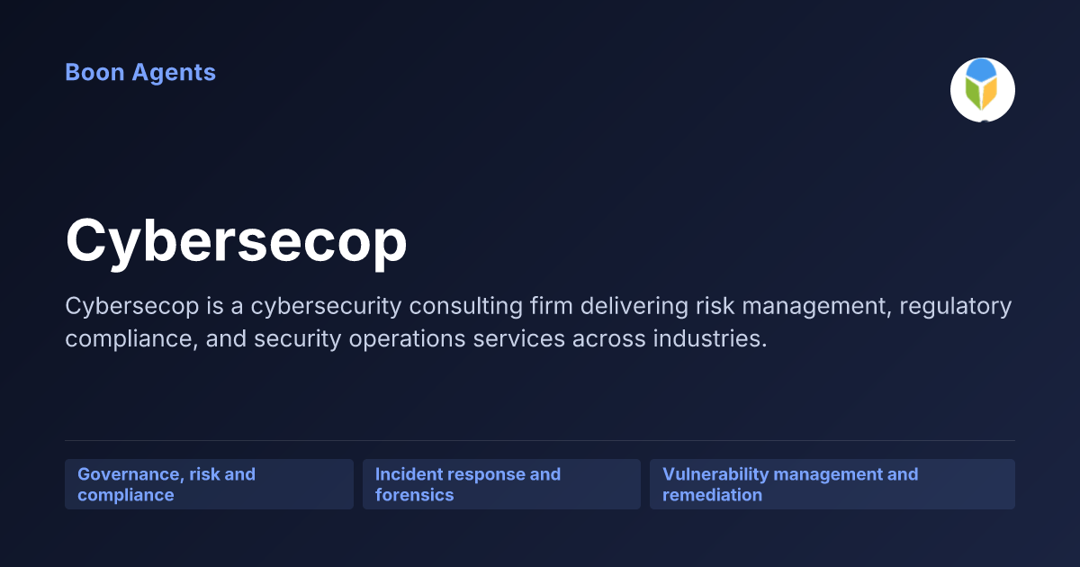 Cybersecop — company overview