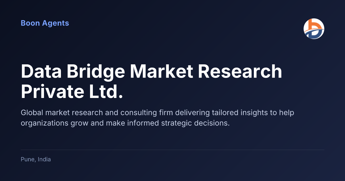 Data Bridge Market Research Private Ltd. — company overview