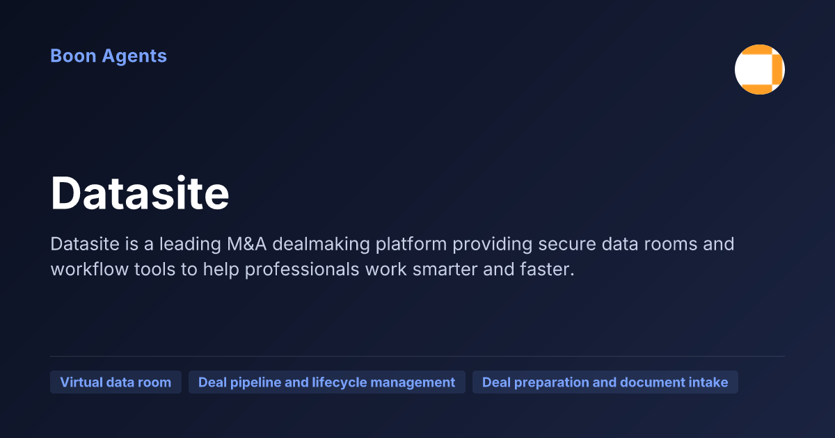 Datasite — company overview