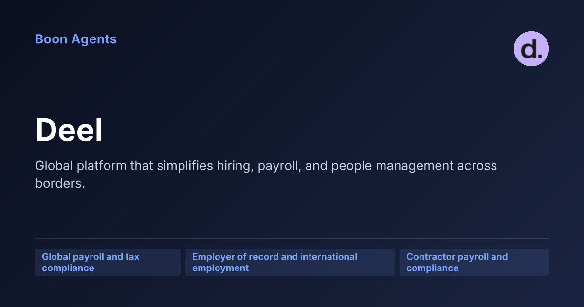 Deel — company overview