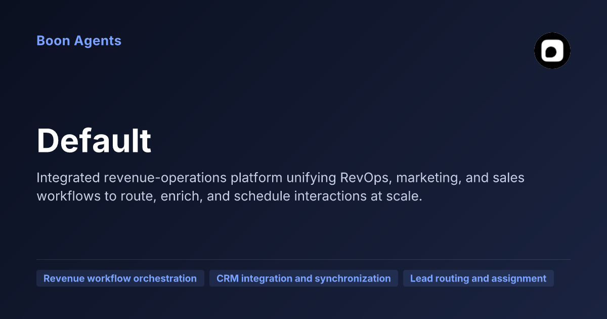 Default — company overview
