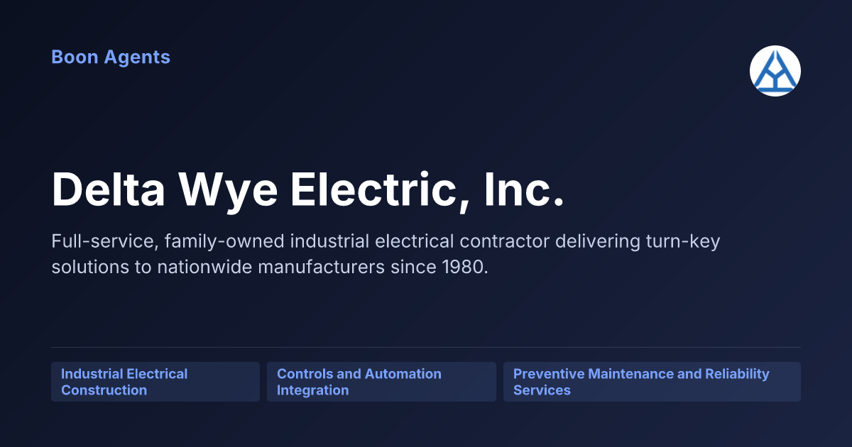 Delta Wye Electric, Inc. — company overview