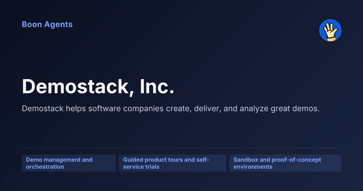 Demostack, Inc. — company overview