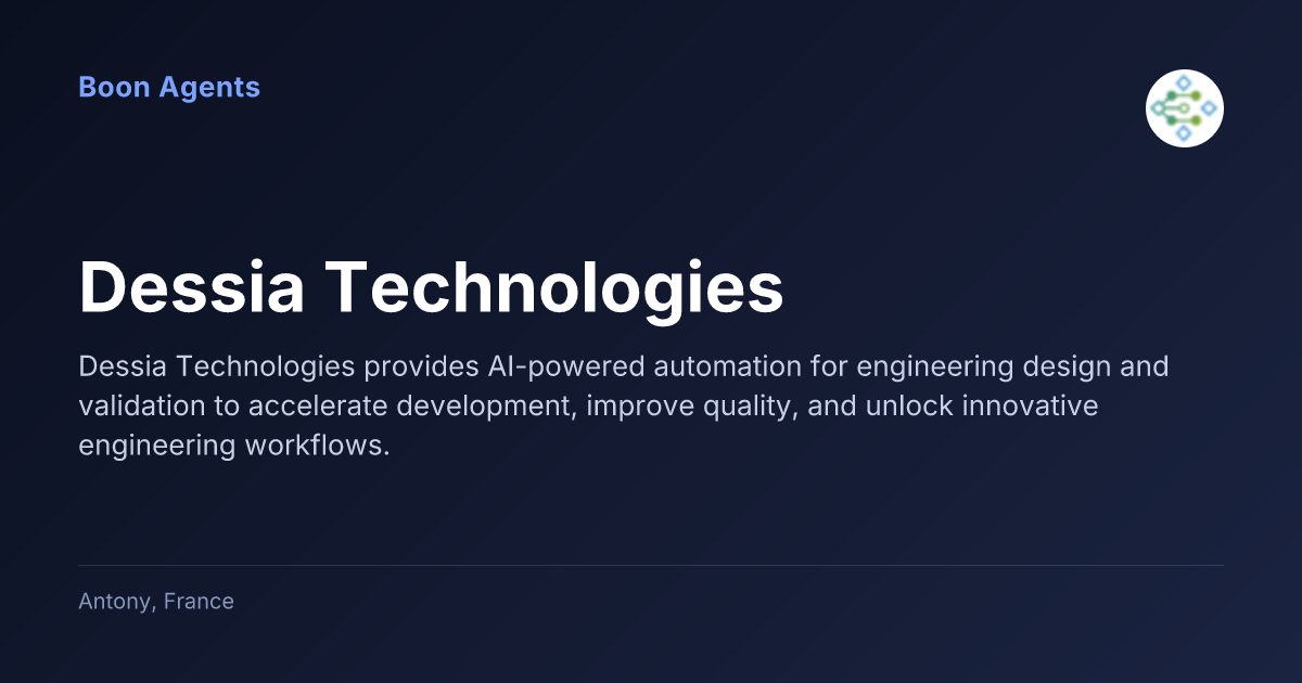 Dessia Technologies — company overview