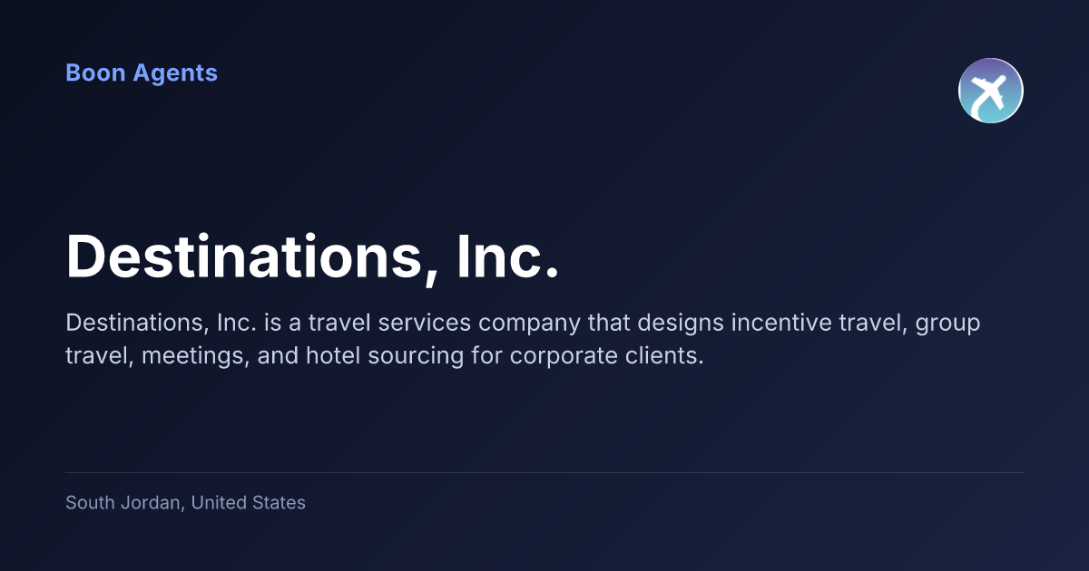 Destinations, Inc. — company overview