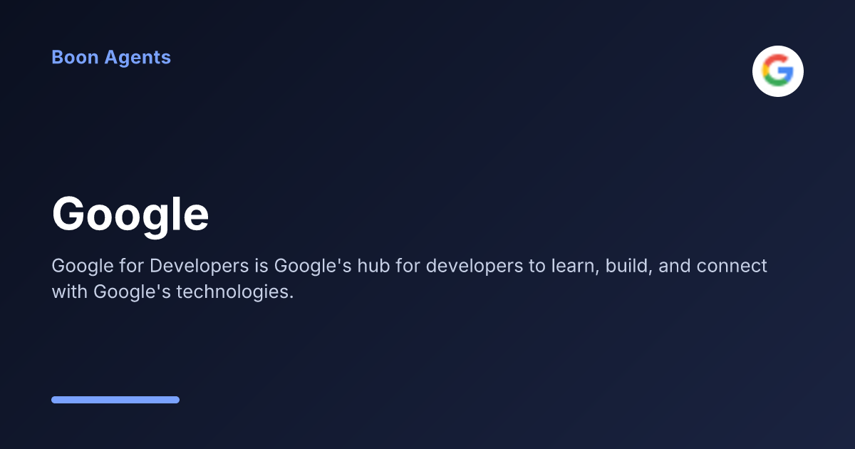 Google — company overview