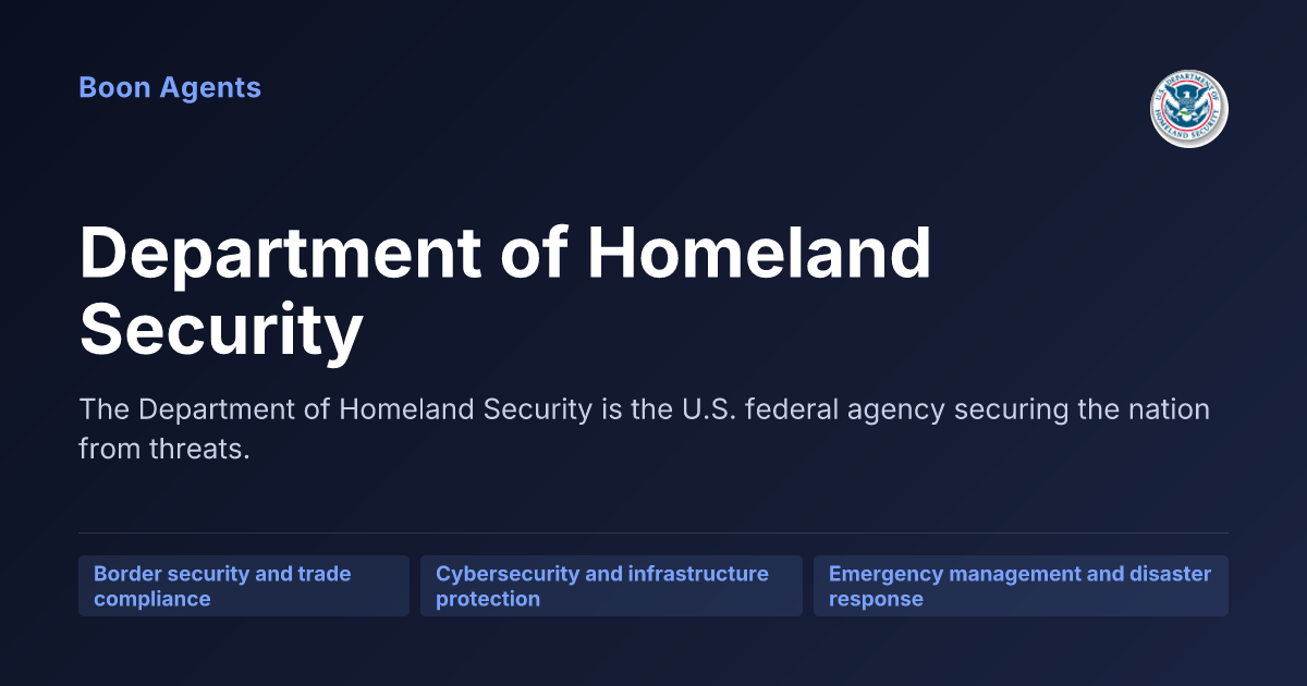 Department of Homeland Security — company overview