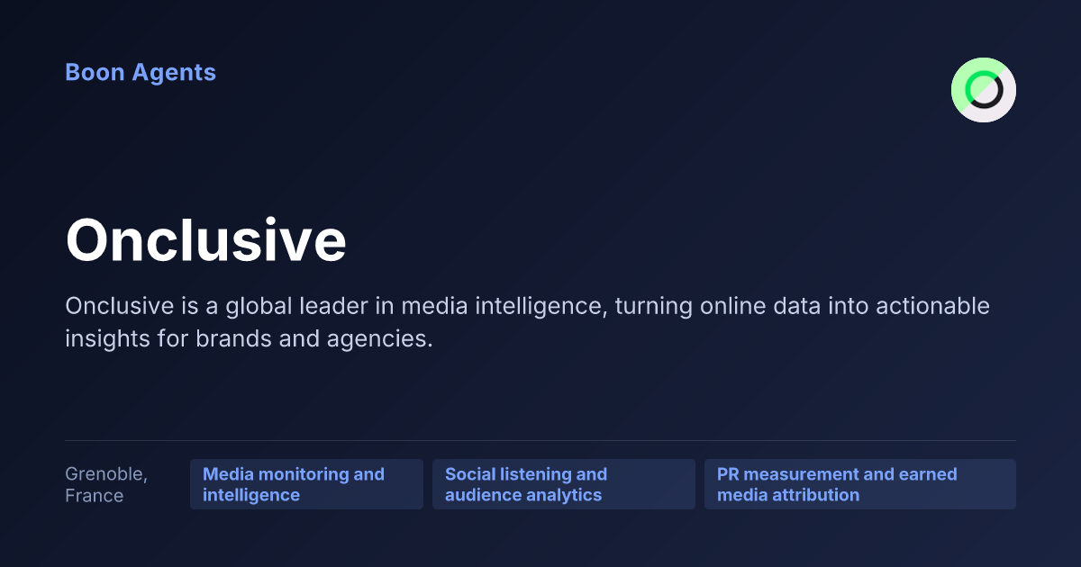 Onclusive — company overview