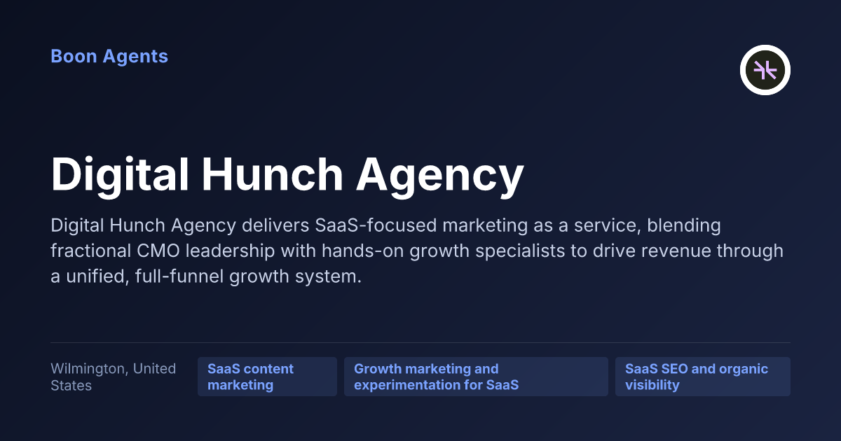 Digital Hunch Agency — company overview