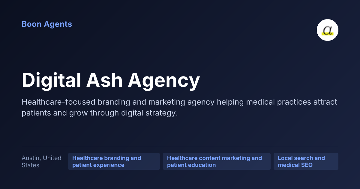 Digital Ash Agency — company overview