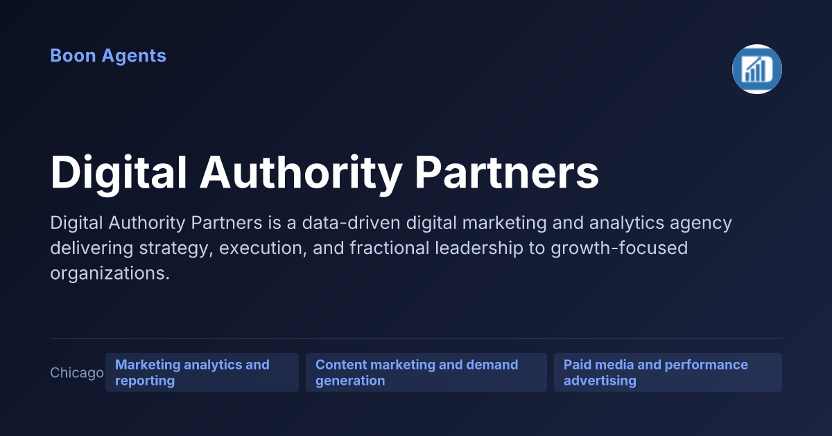 Digital Authority Partners — company overview