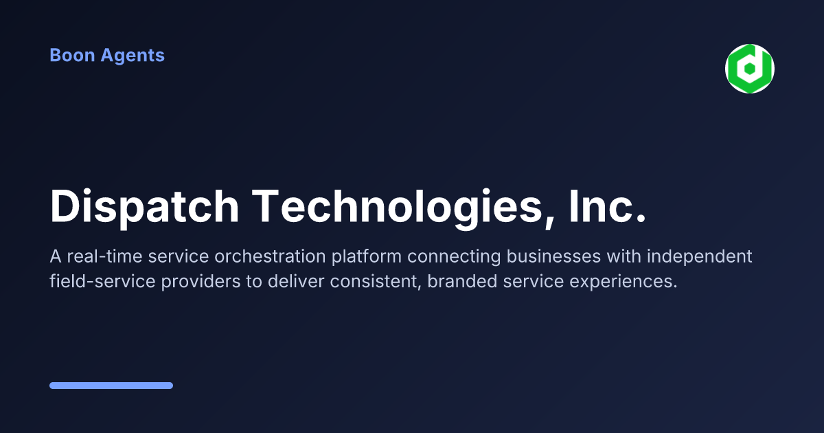 Dispatch Technologies, Inc. — company overview