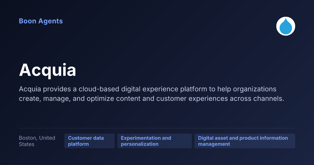 Acquia — company overview