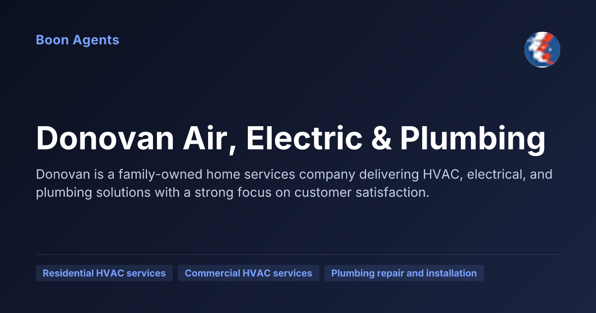 Donovan Air, Electric & Plumbing — company overview