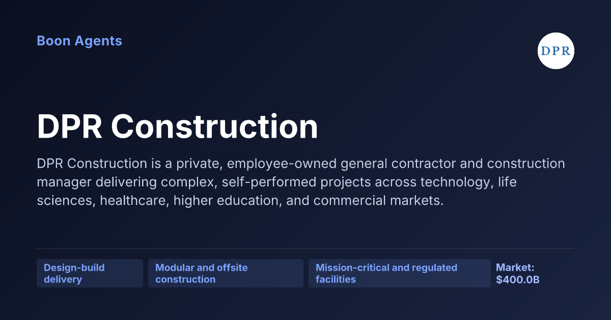DPR Construction — company overview