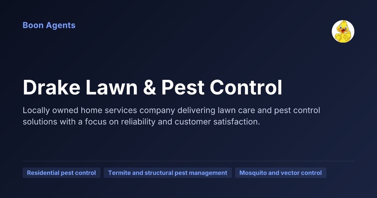 Drake Lawn & Pest Control — company overview