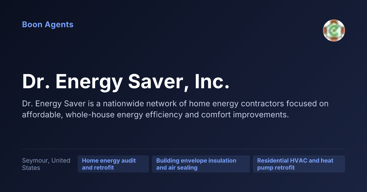 Dr. Energy Saver, Inc. — company overview