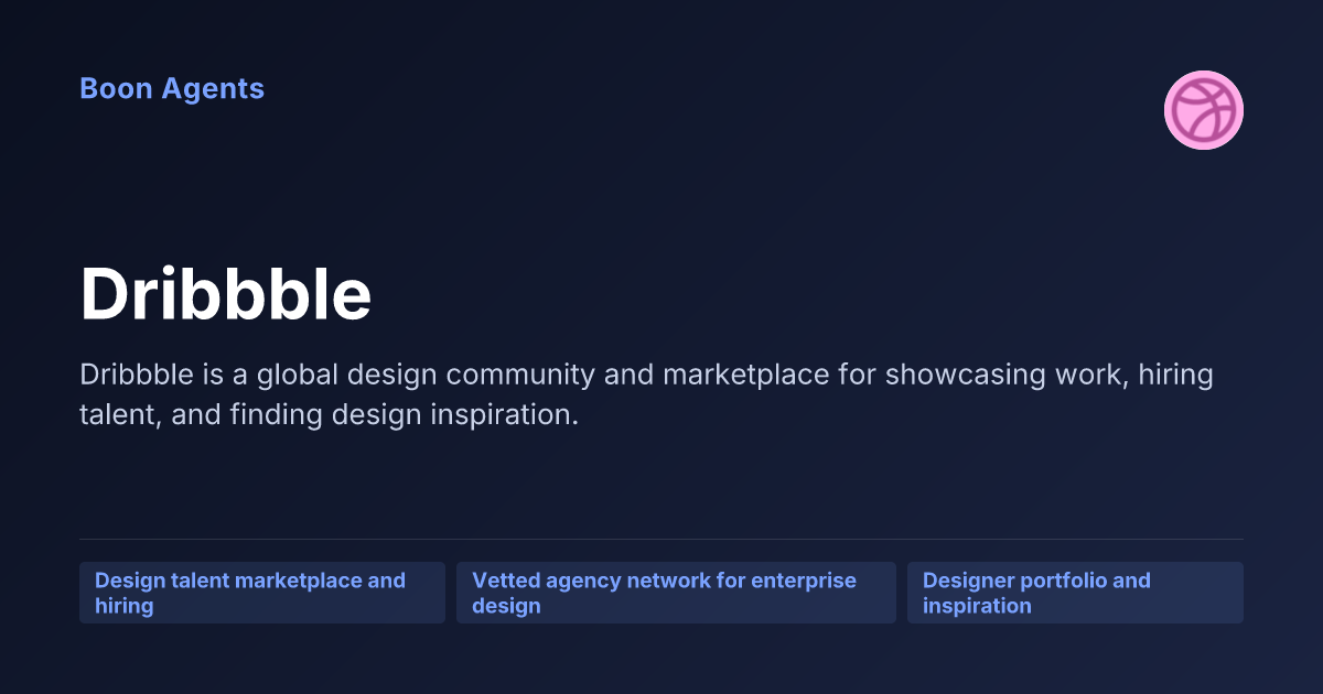 Dribbble — company overview