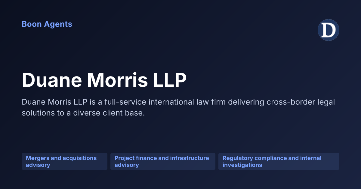 Duane Morris LLP — company overview