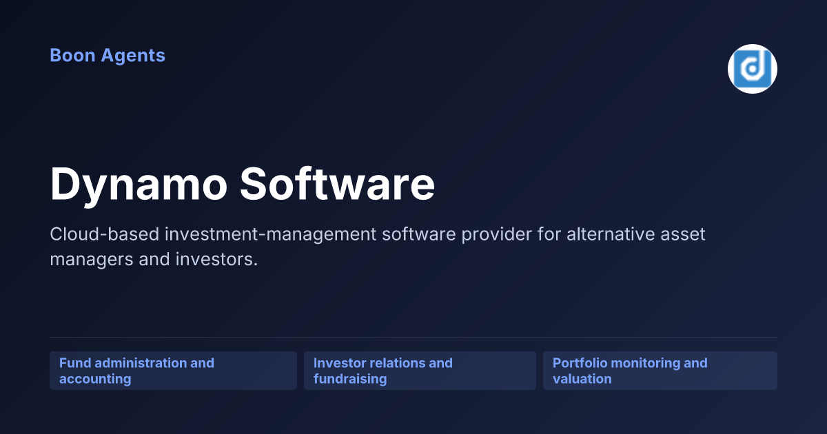 Dynamo Software — company overview