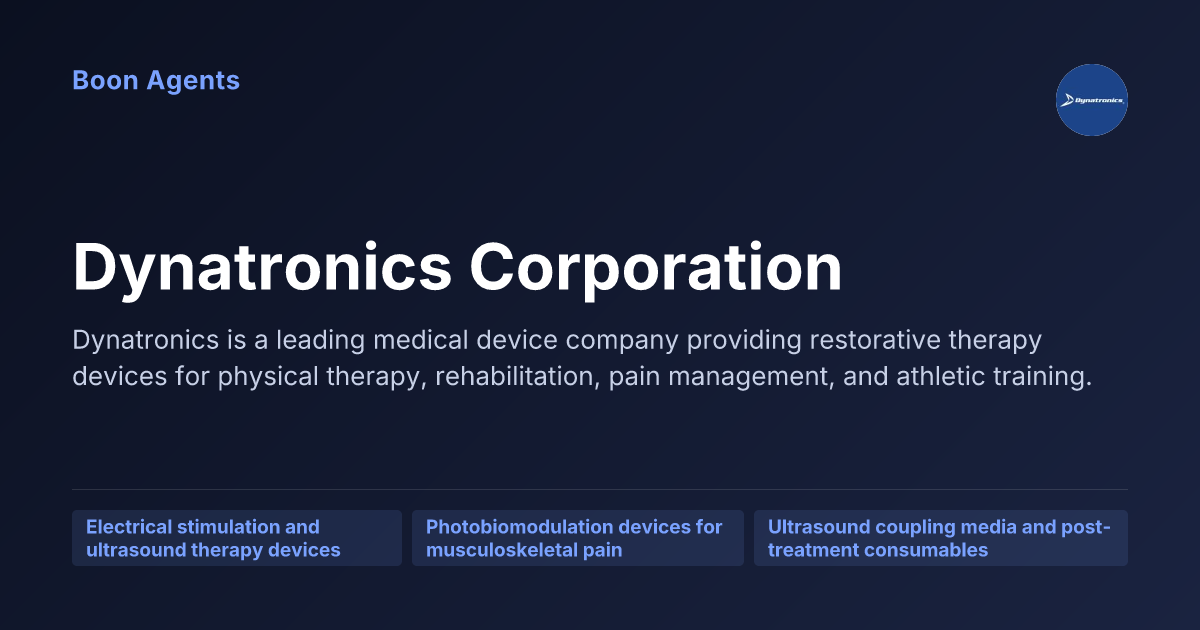 Dynatronics Corporation — company overview