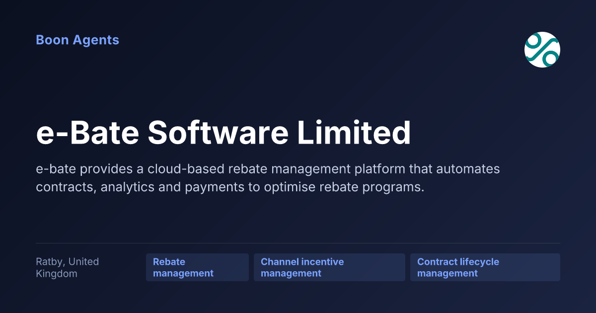 e-Bate Software Limited — company overview