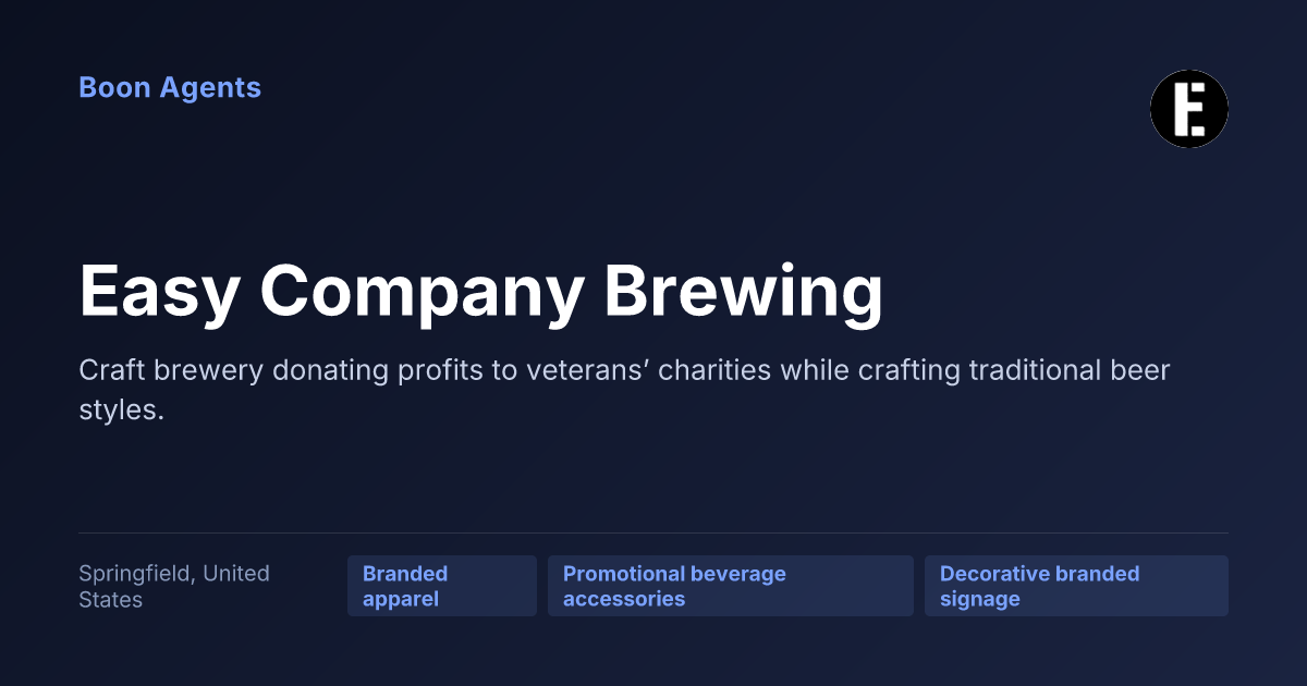 Easy Company Brewing — company overview