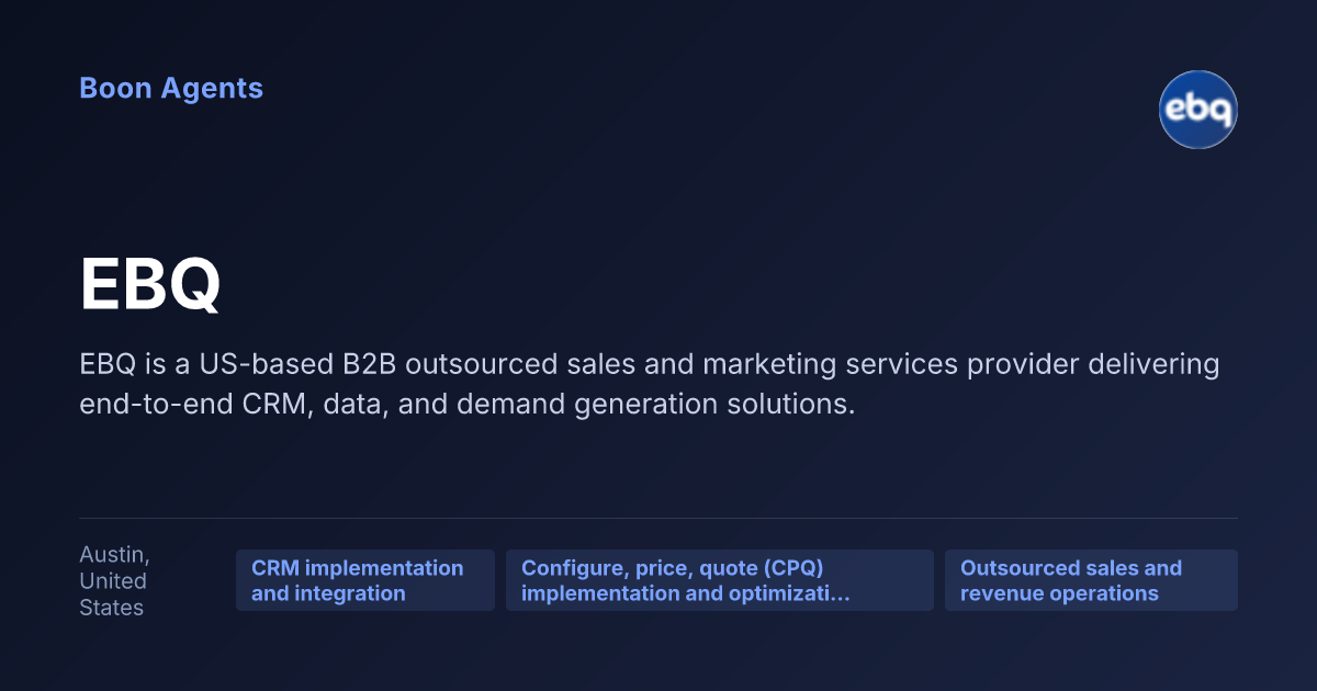 EBQ — company overview