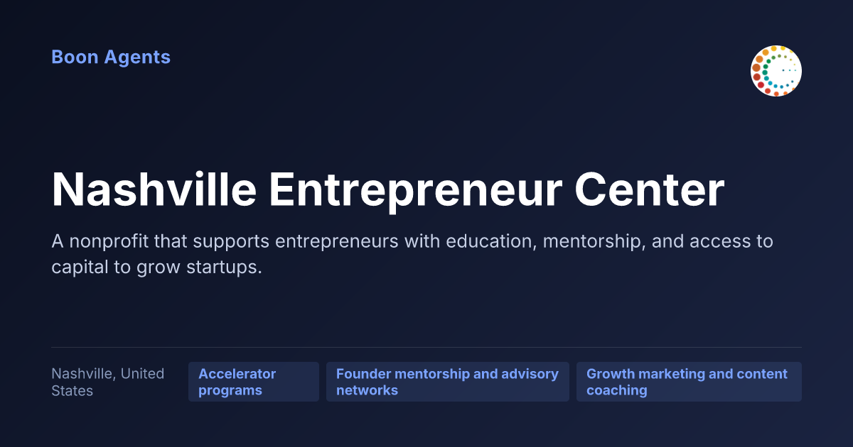 Nashville Entrepreneur Center — company overview