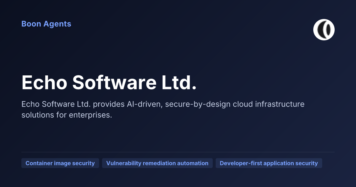 Echo Software Ltd. — company overview